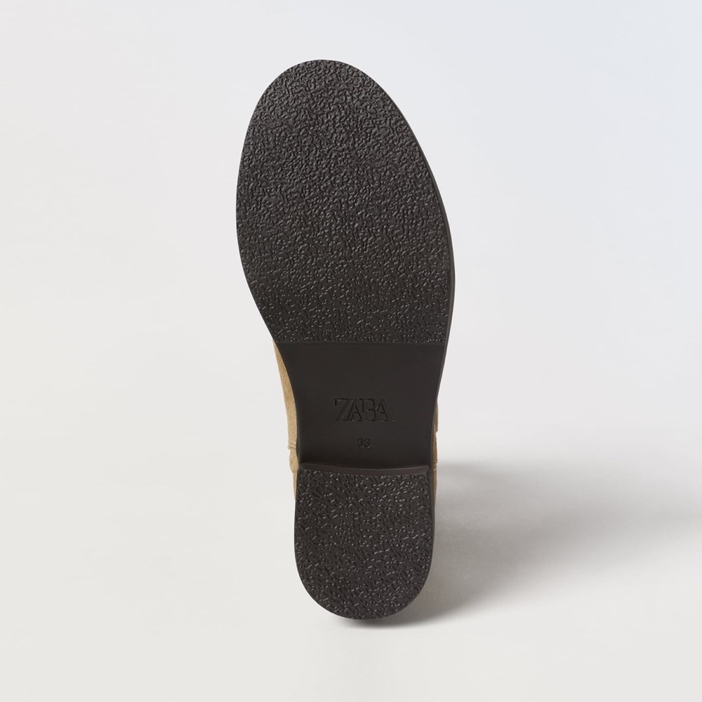 Zara leather Kids Brown Boots - Picture 5 of 6